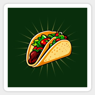 Taco Time Sticker